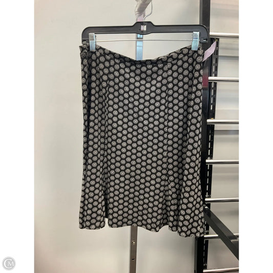 Skirt Mini & Short By Gap In Black & Cream, Size: L