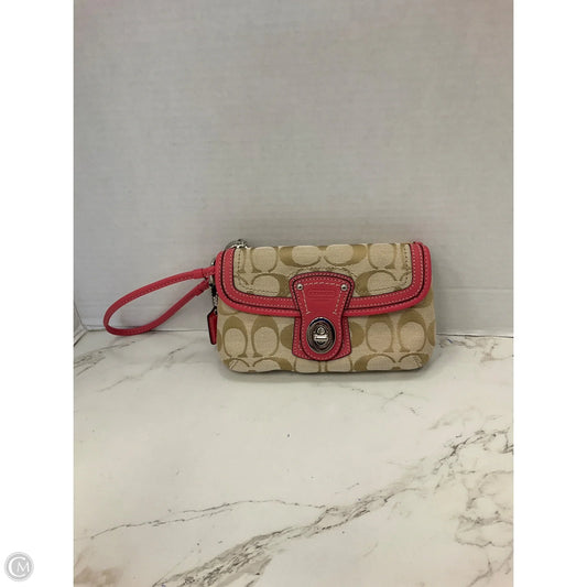 Wristlet Designer By Coach, Size: Small