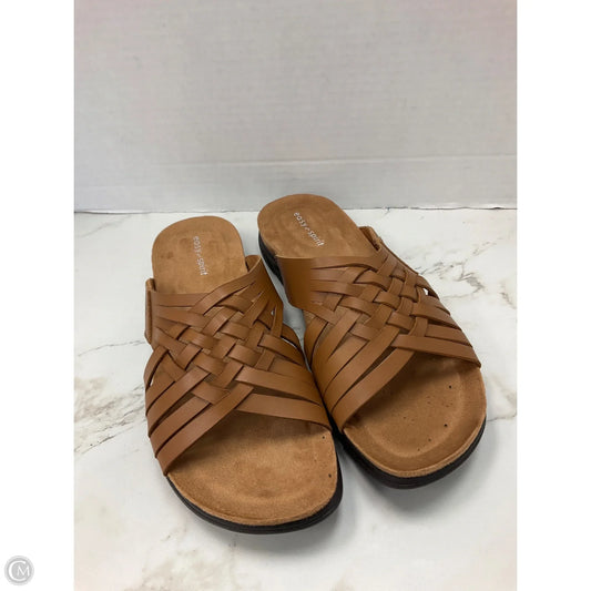 Sandals Flats By Easy Spirit In Tan, Size: 7