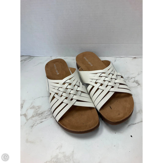 Sandals Flats By Easy Spirit In White, Size: 7.5