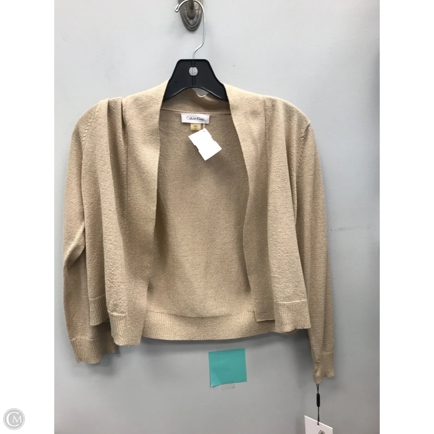 Cardigan By Calvin Klein In Gold, Size: M