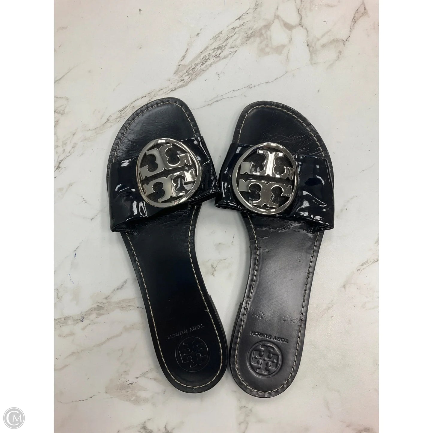 Sandals Designer By Tory Burch In Black, Size: 9.5