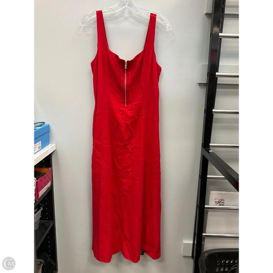Dress Casual Midi By Tahari In Red, Size: 8