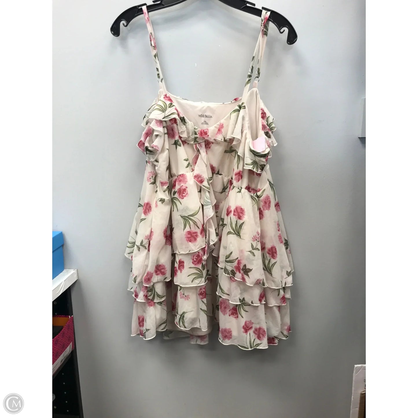 Top Sleeveless By Wild Fable In Floral Print, Size: Xxl
