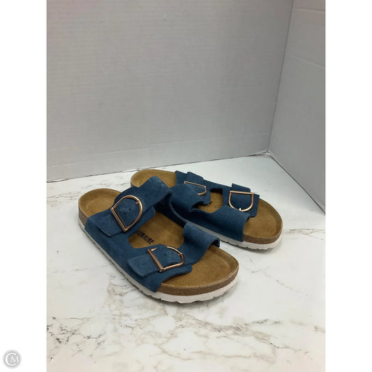 Sandals Flats By Cushionaire In Blue, Size: 9