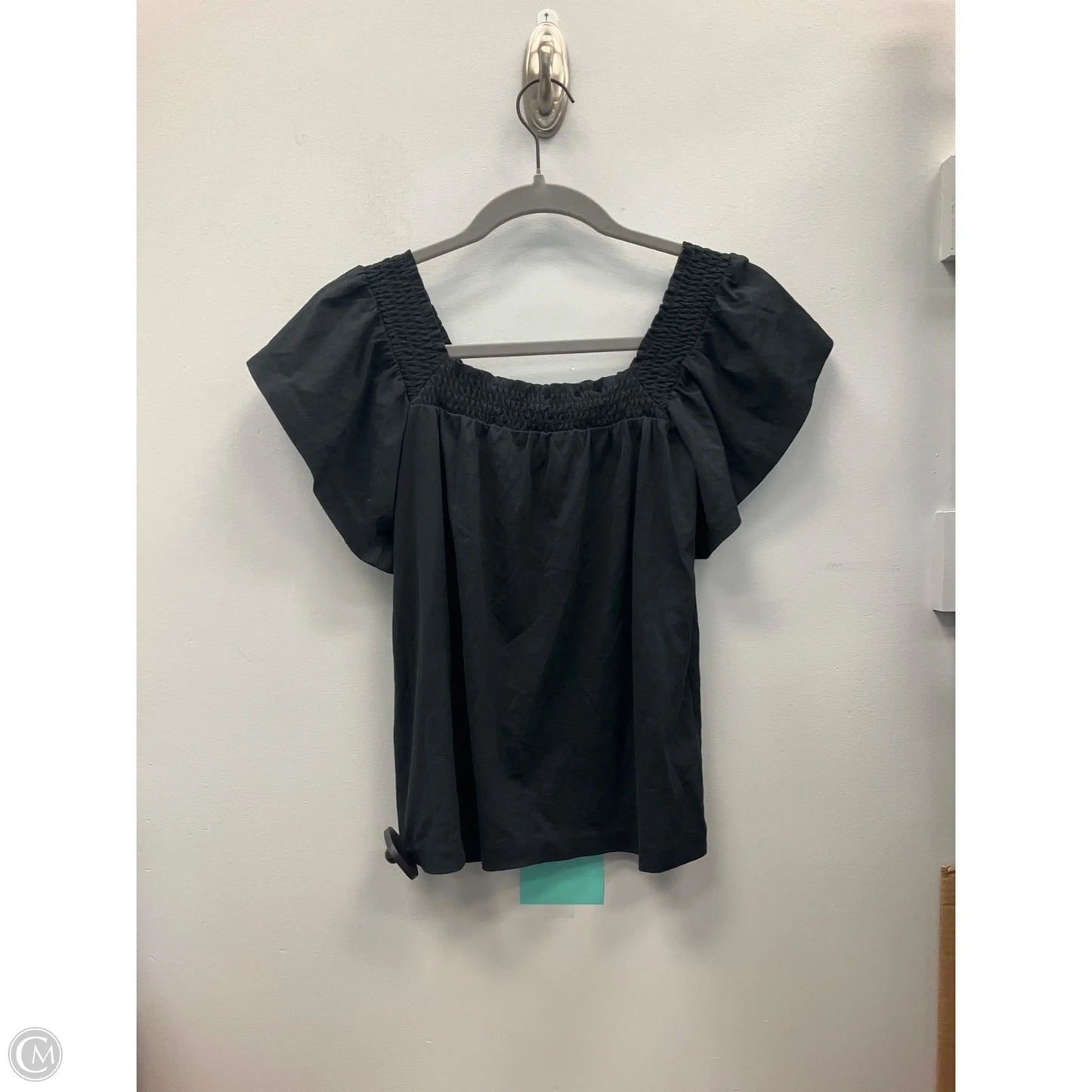 Top Short Sleeve By J. Crew In Black, Size: Xxs