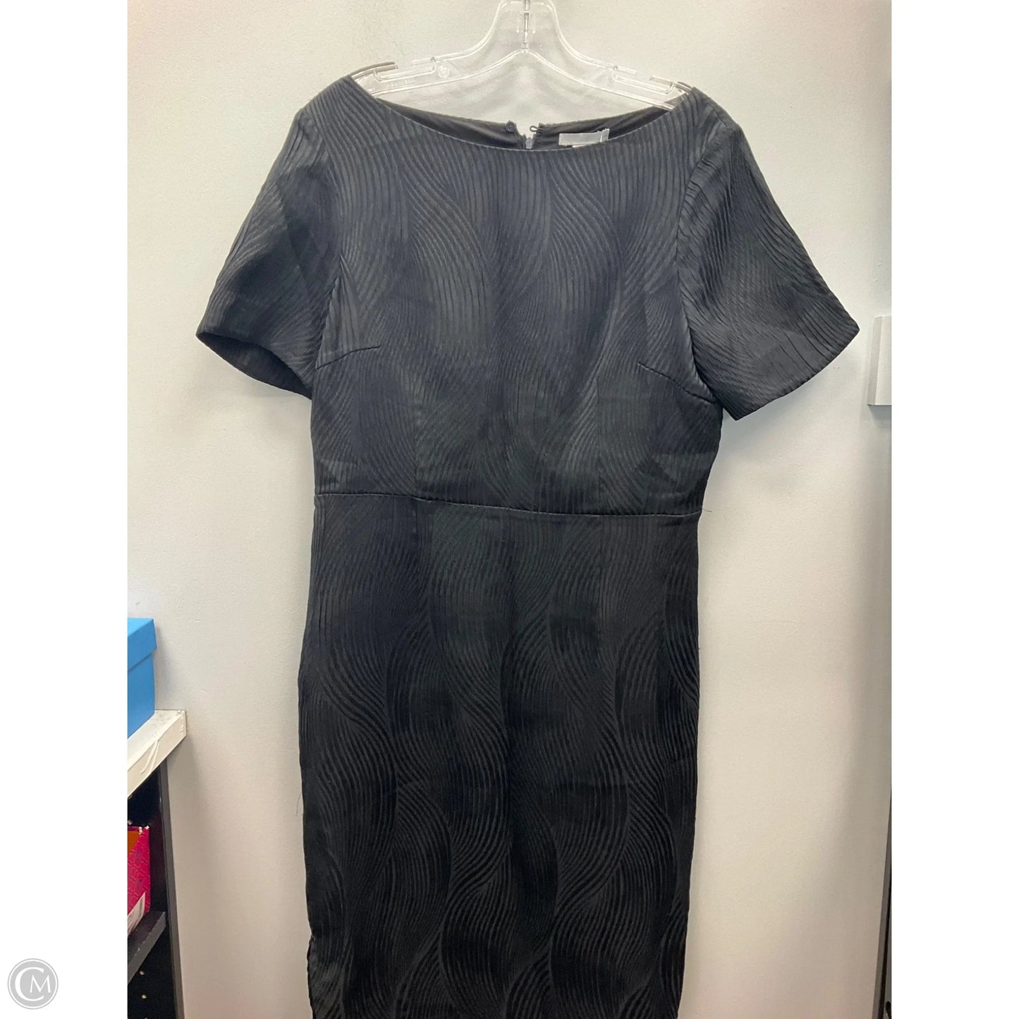 Dress Casual Midi By H&m In Black, Size: 12