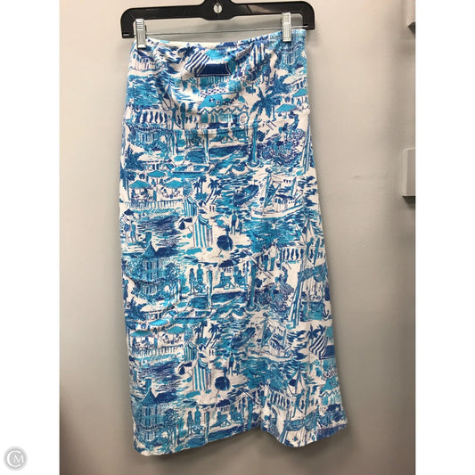 Dress Designer By Lilly Pulitzer In Blue, Size: M