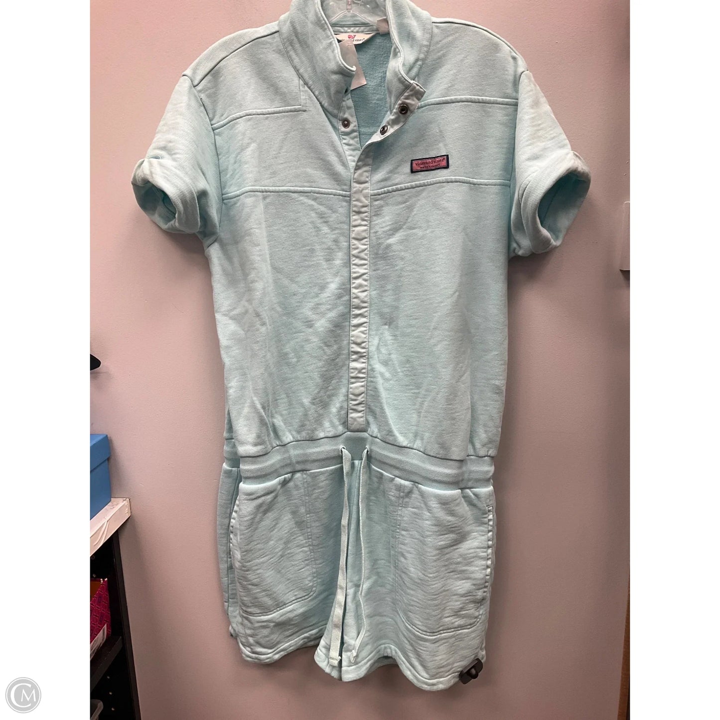 Romper By Vineyard Vines In Aqua, Size: L