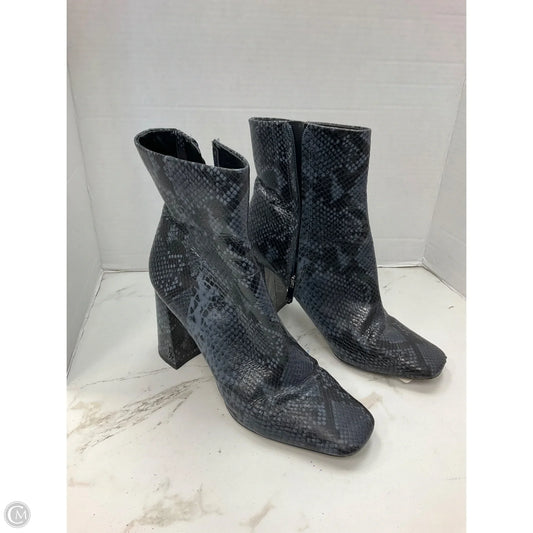 Boots Ankle Heels By Sam Edelman In Snakeskin Print, Size: 10