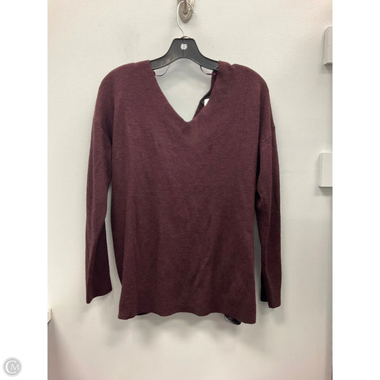 Sweater By Topshop In Maroon, Size: 10