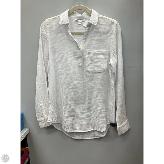 Top Long Sleeve By Beachlunchlounge In White, Size: Xs