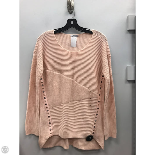 Sweater By Bar Iii In Peach, Size: M