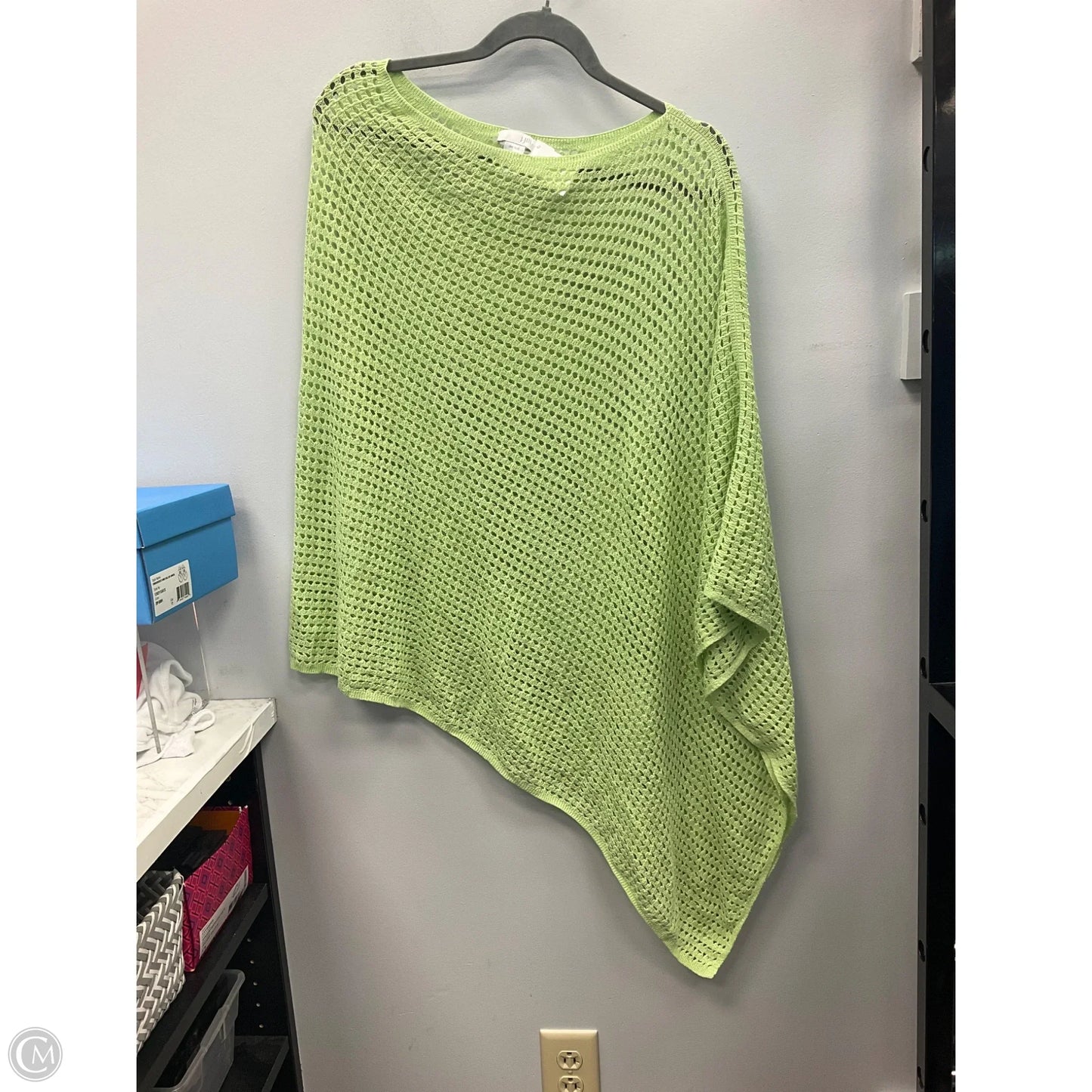 Poncho By J. Jill In Green, Size: Osfm
