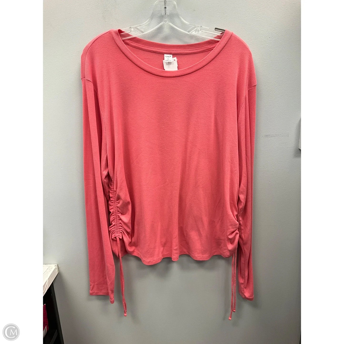 Athletic Top Long Sleeve Crewneck By Old Navy In Pink, Size: Xxl