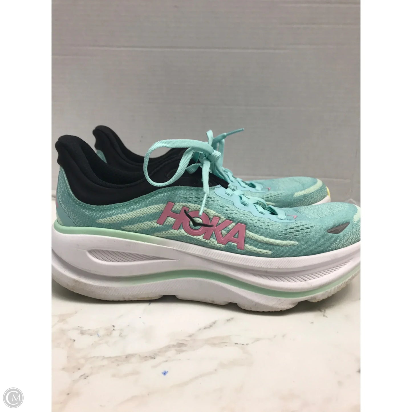 Shoes Athletic By Hoka In Aqua, Size: 8.5