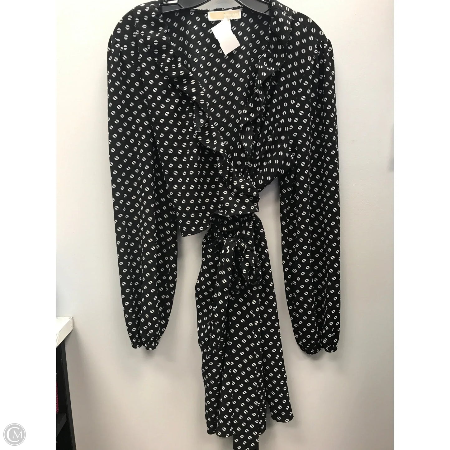 Dress Casual Short By Michael By Michael Kors In Black & White, Size: Xxl