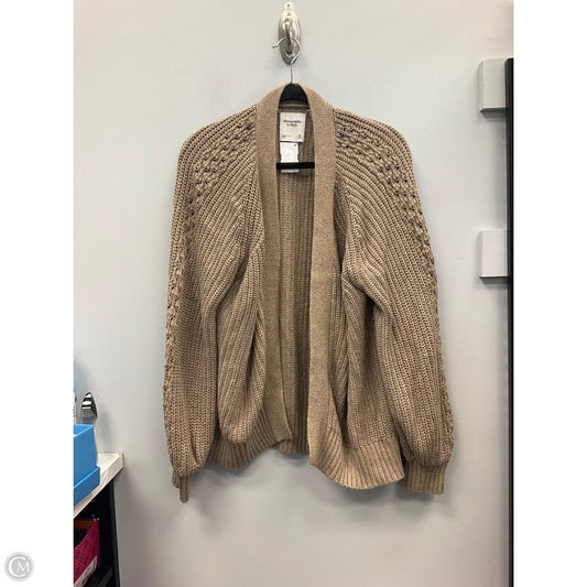 Sweater Cardigan By Abercrombie And Fitch In Brown, Size: M