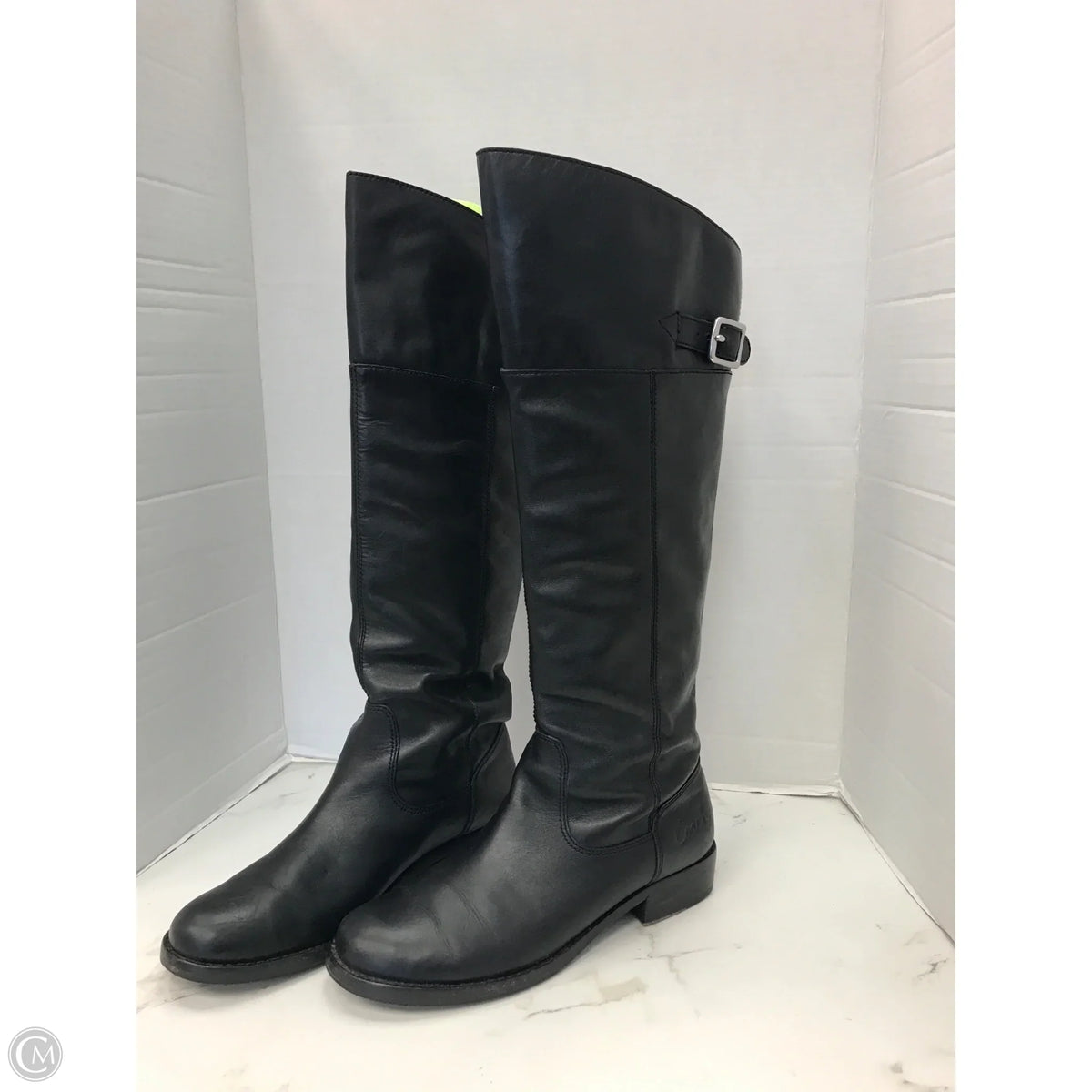 Boots Designer By Coach In Black, Size: 7.5