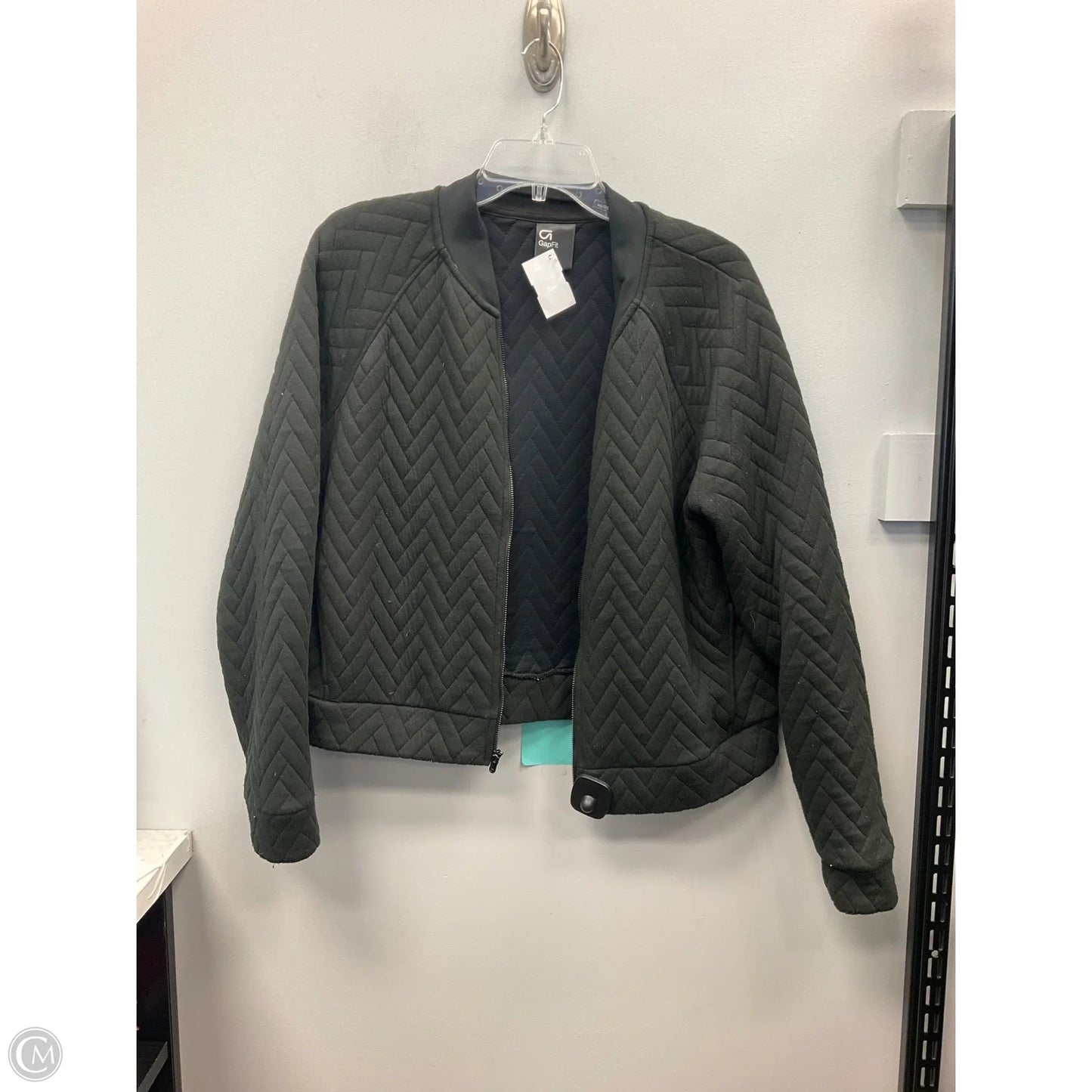 Jacket Puffer & Quilted By Gapfit In Black, Size: M