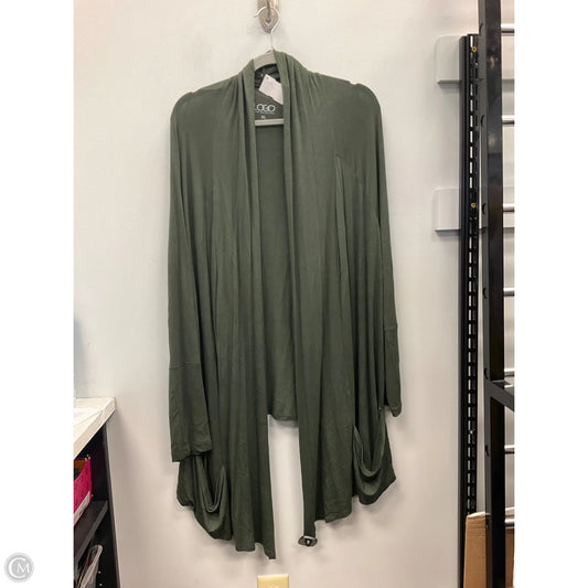 Cardigan By Logo In Green, Size: Xl