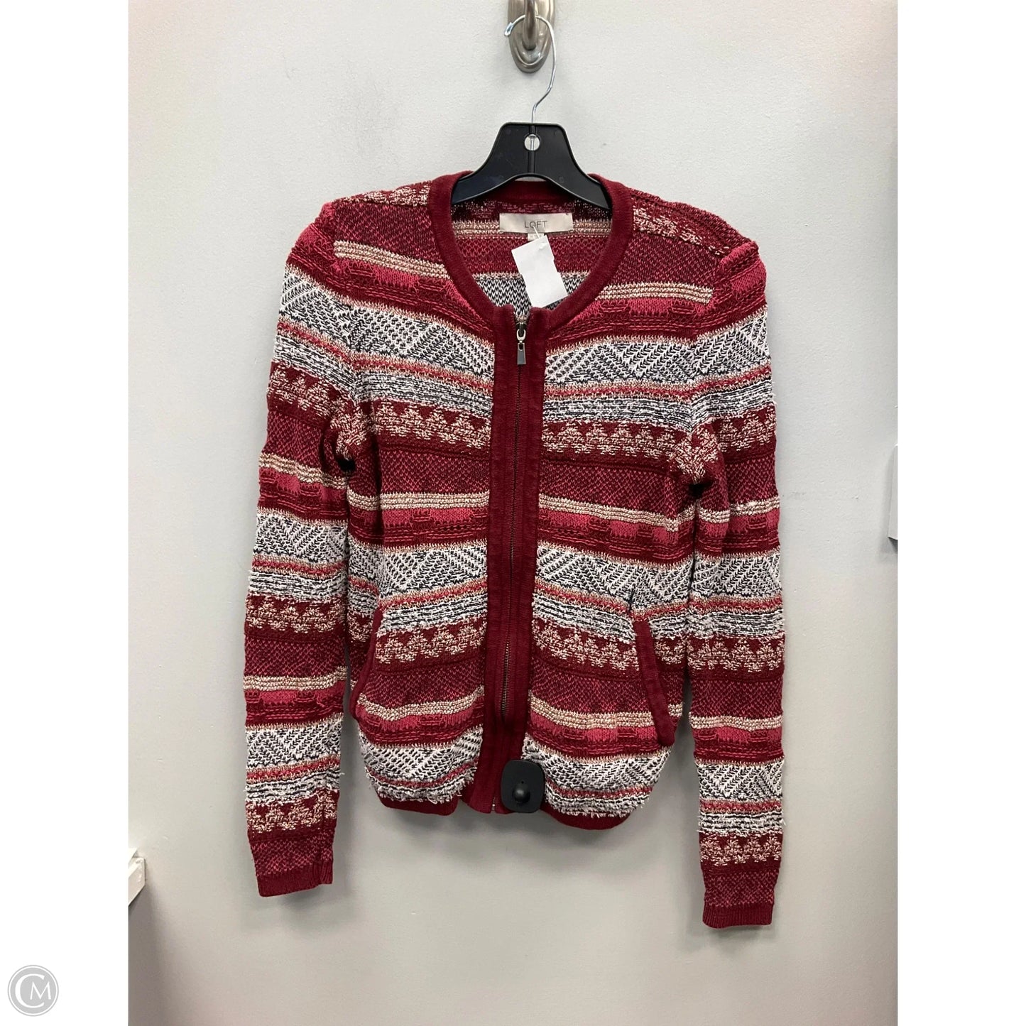 Sweater By Loft In Red, Size: M