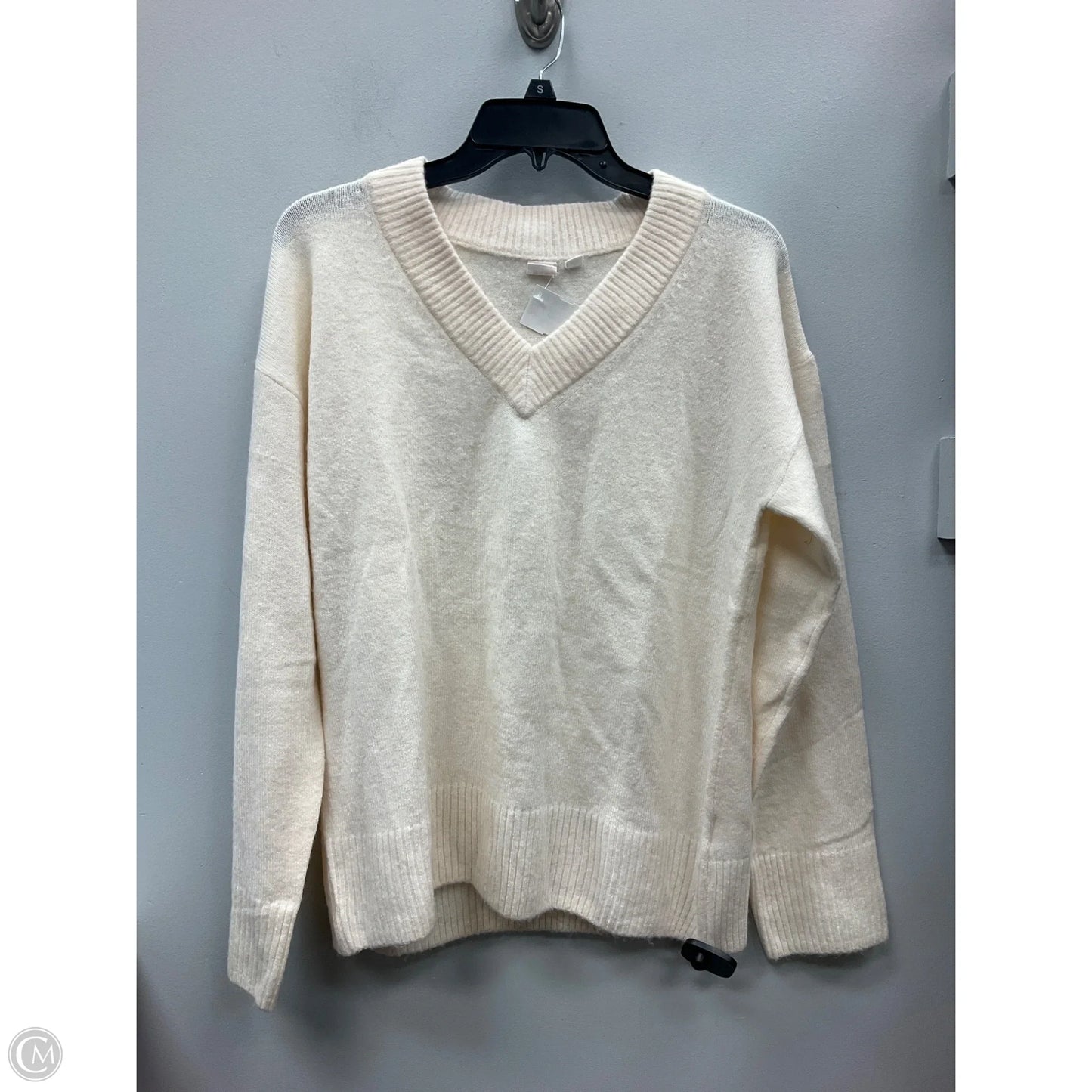 Sweater By Gap In Cream, Size: S