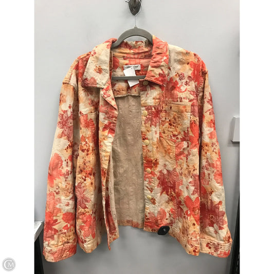 Jacket Other By Coldwater Creek In Orange, Size: 3x