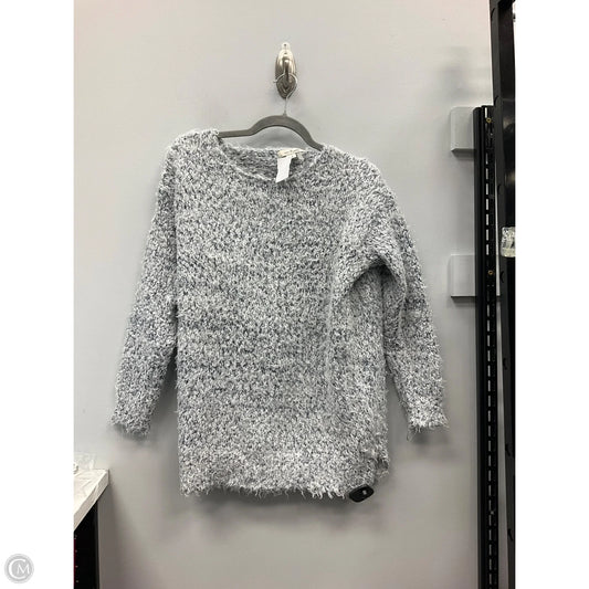 Sweater By Simply Noelle In Blue & White, Size: S
