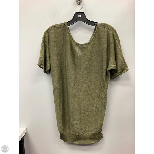 Sweater Short Sleeve By Talbots In Green, Size: M