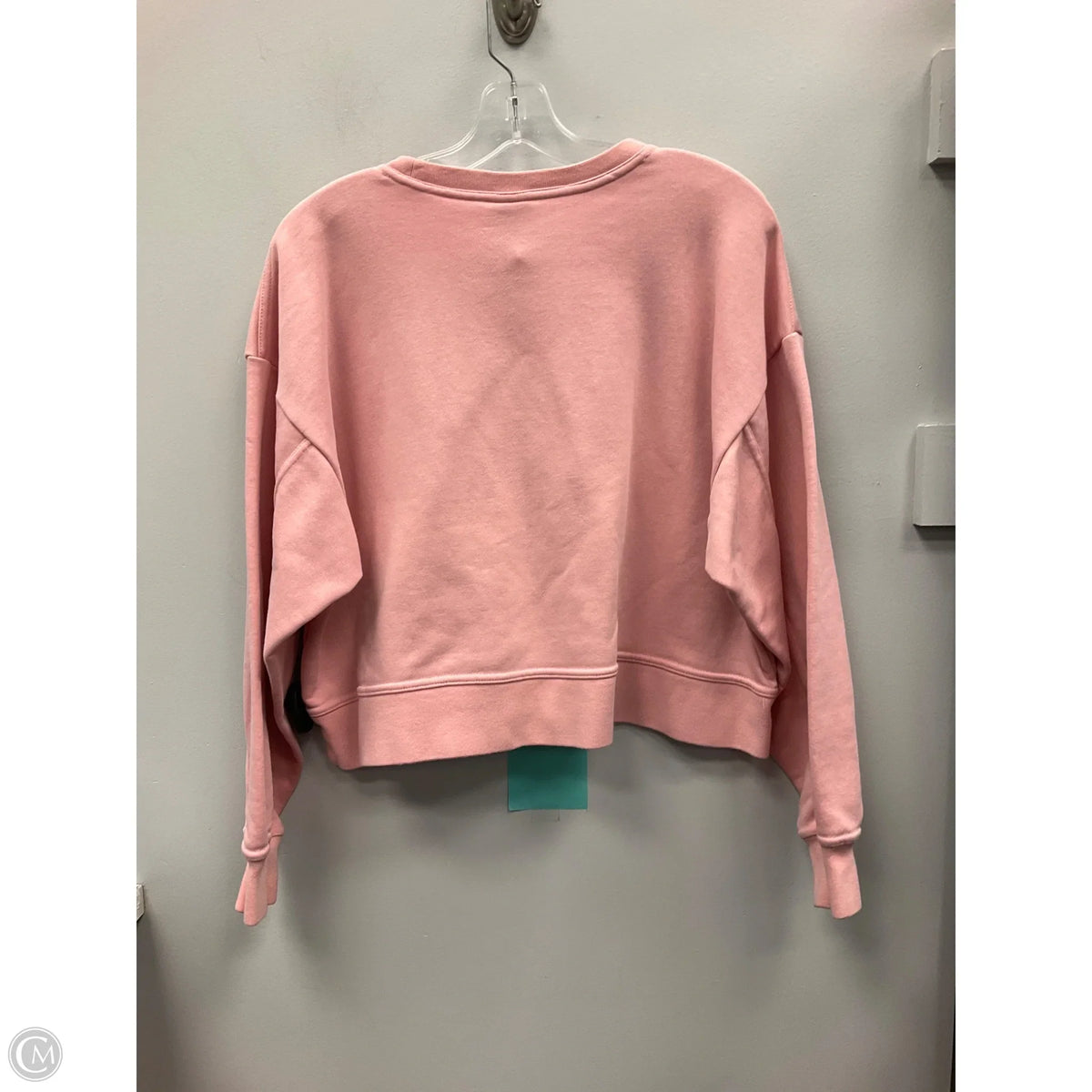 Sweatshirt Collar By Nike In Pink, Size: M