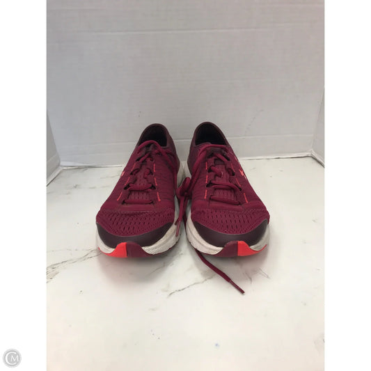Shoes Athletic By Under Armour In Maroon, Size: 8.5