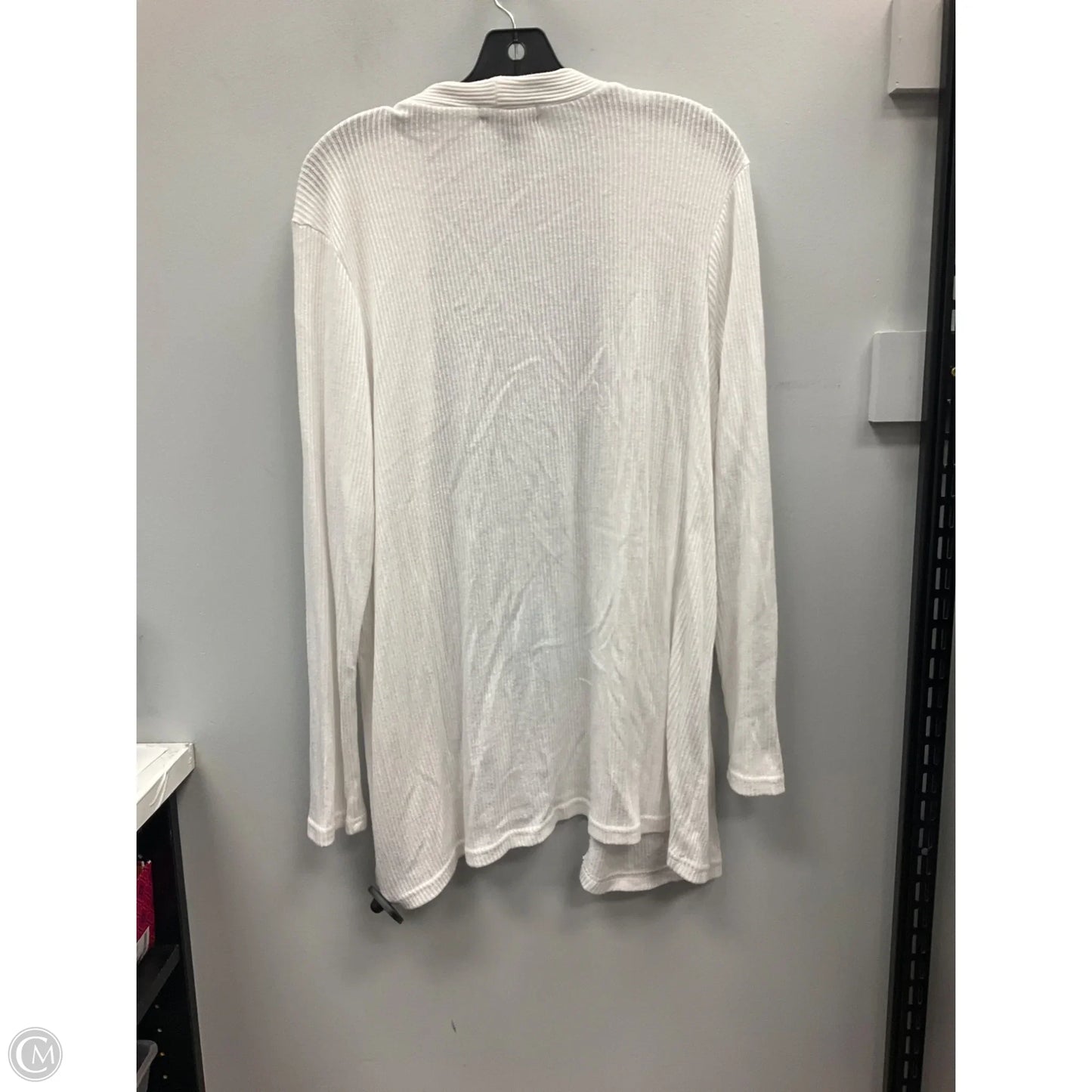 Cardigan By Rouge In White, Size: 1x