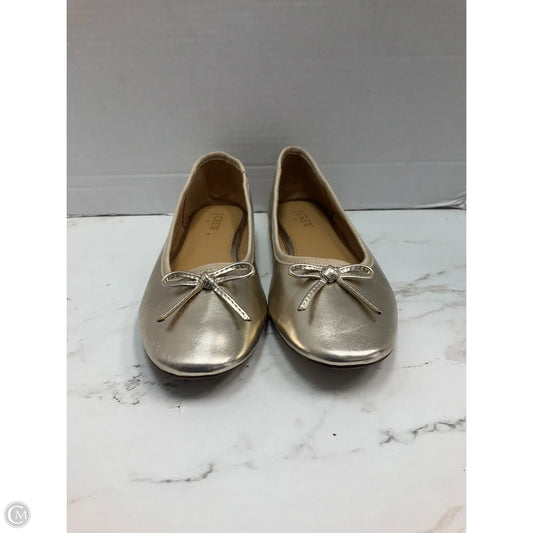 Shoes Flats By J. Crew In Gold, Size: 8.5