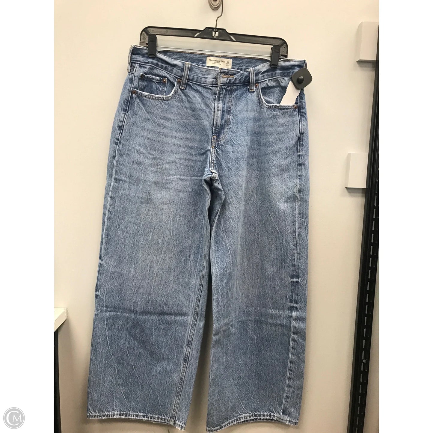 Jeans Wide Leg By Abercrombie And Fitch In Blue, Size: 6