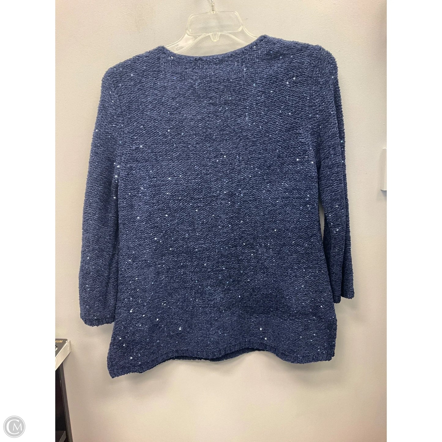 Sweater By Chicos In Blue, Size: M