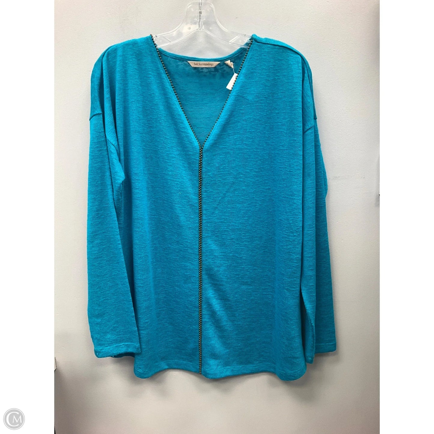 Sweater By Soft Surroundings In Blue, Size: L