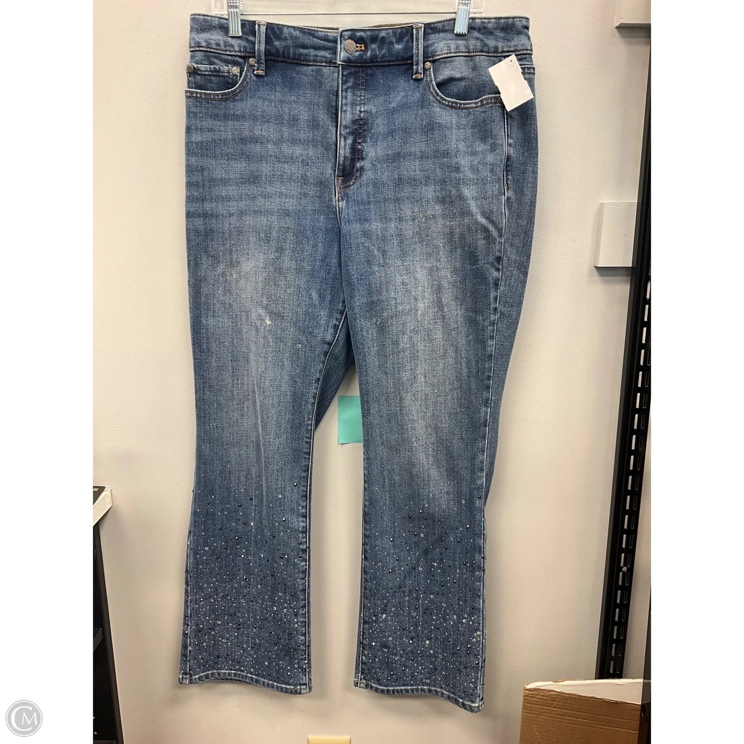 Jeans Boot Cut By Talbots In Blue, Size: 14p