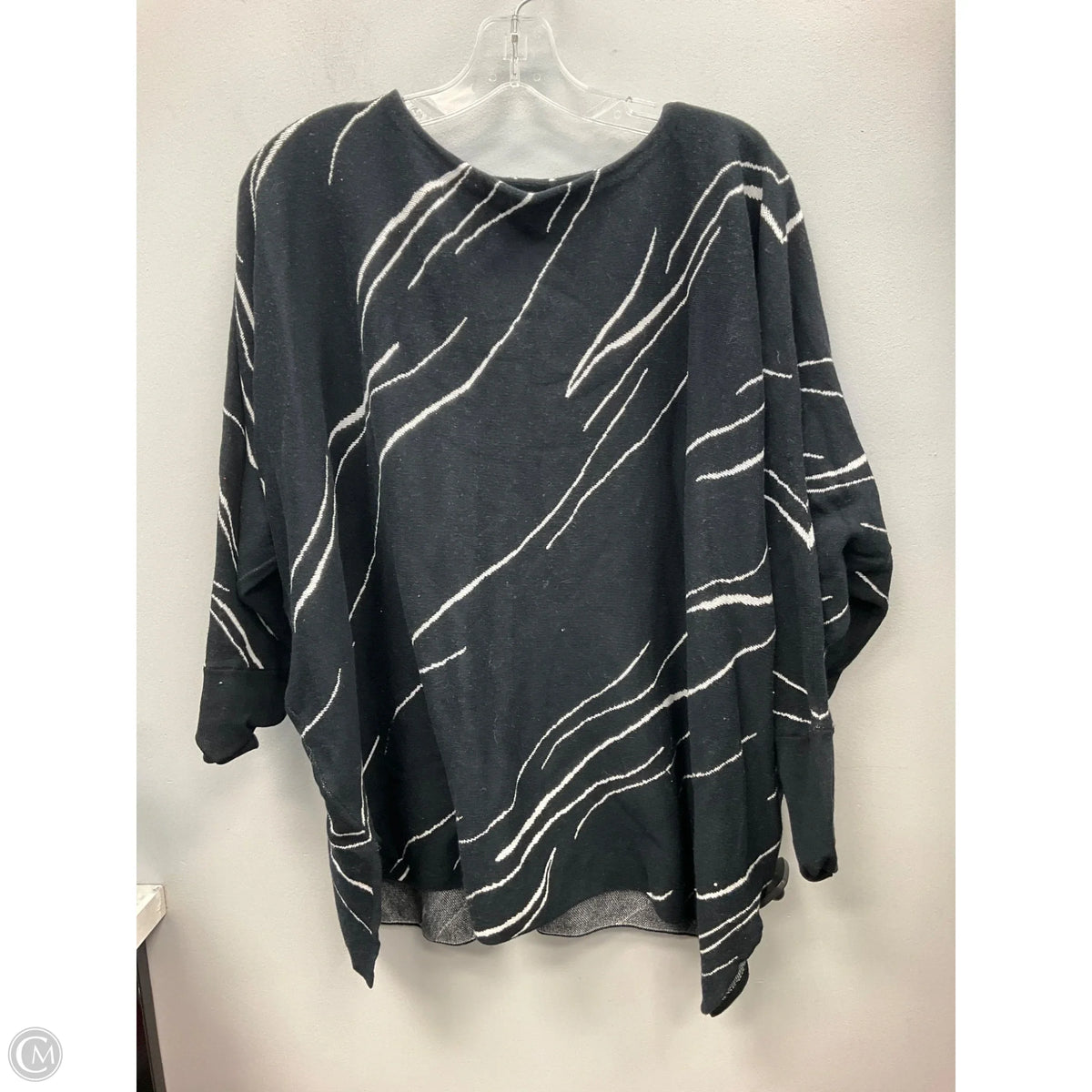 Sweater By Alfani In Black & White, Size: M