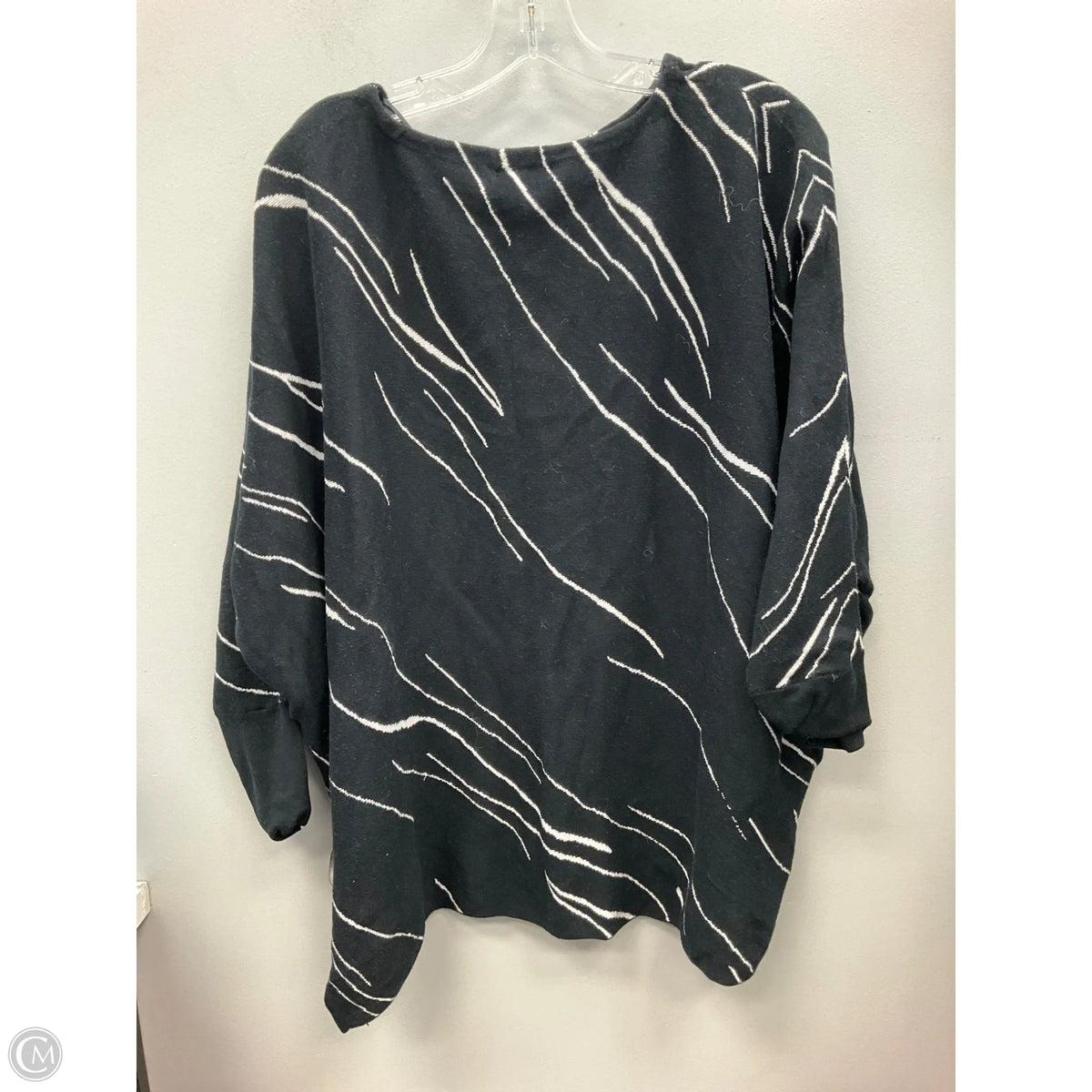 Sweater By Alfani In Black & White, Size: M