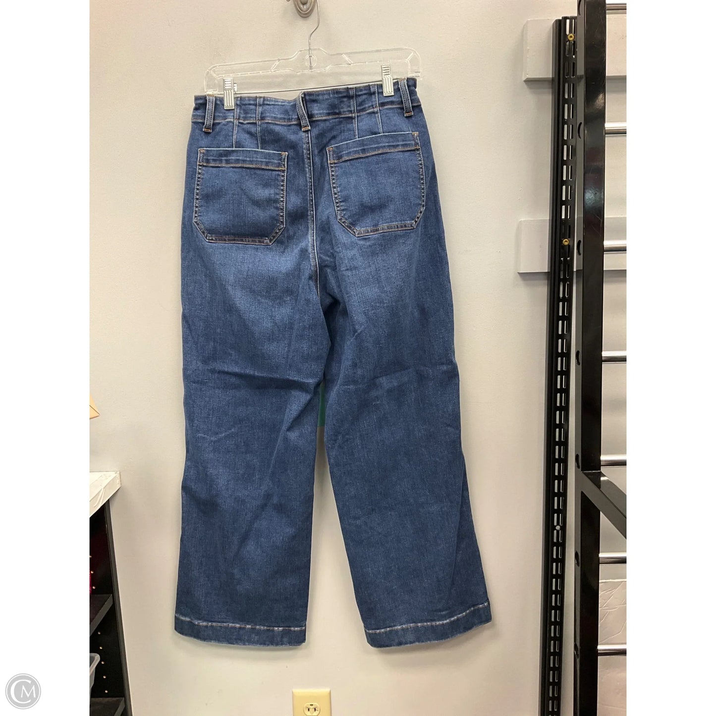 Jeans Wide Leg By Talbots In Blue, Size: 12p
