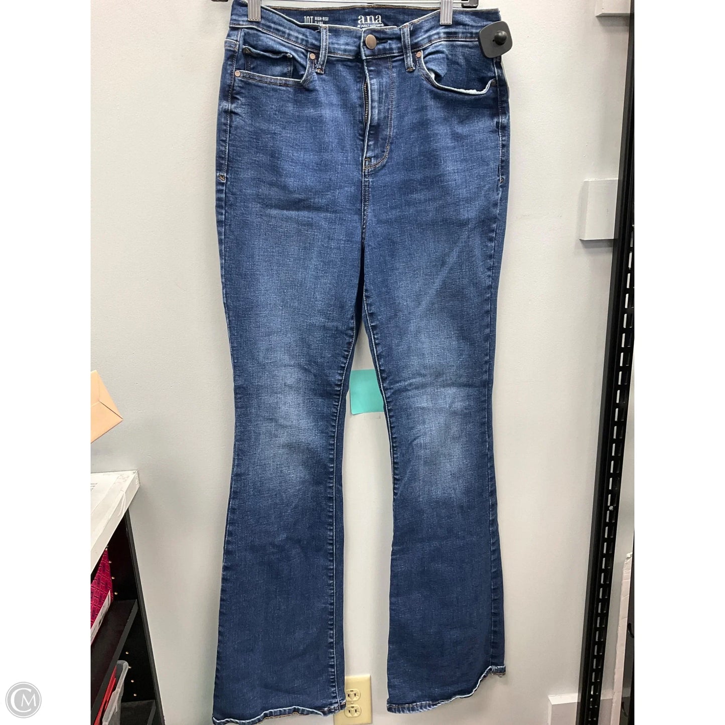 Jeans Flared By Ana In Blue, Size: 10