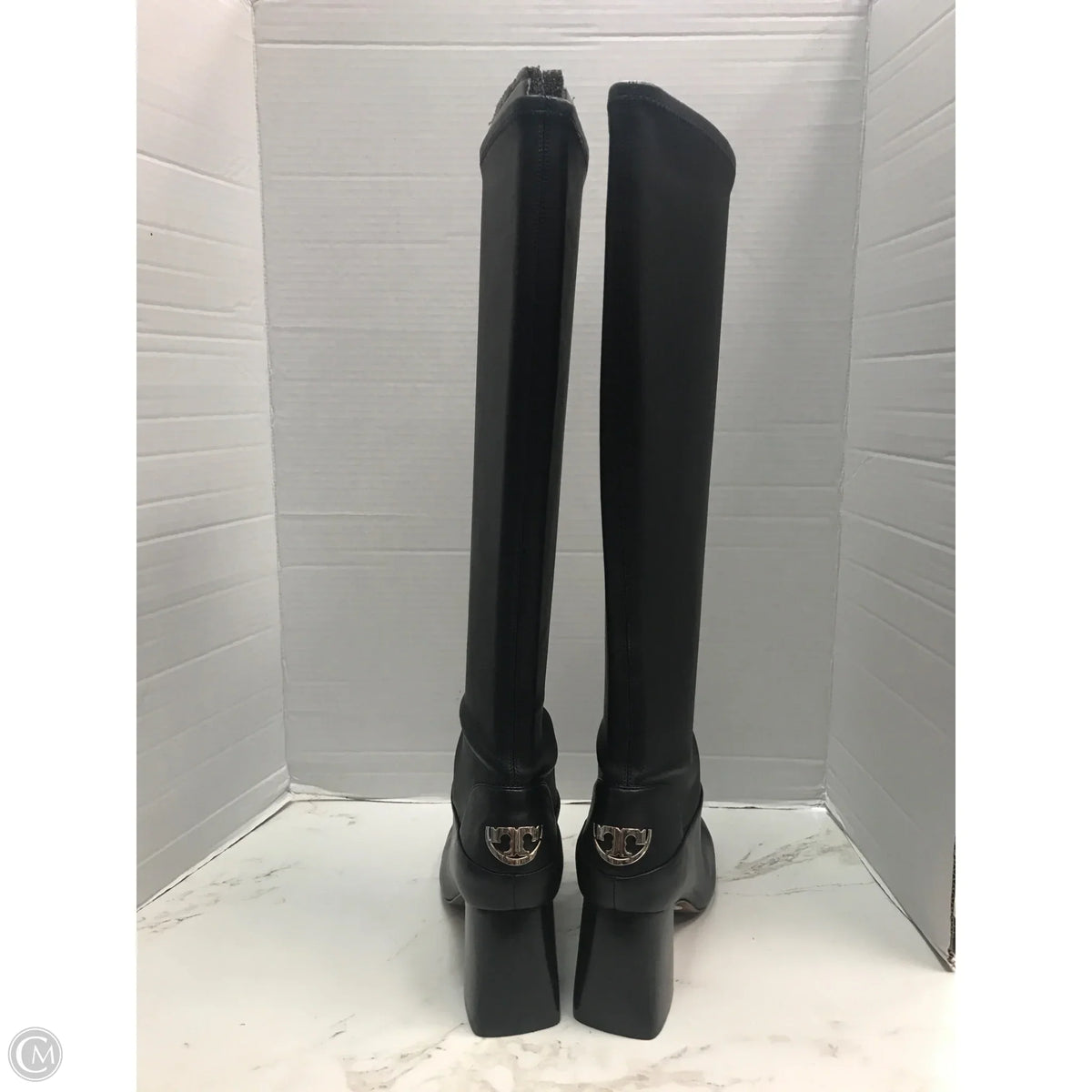 Boots Designer By Tory Burch In Black, Size: 9