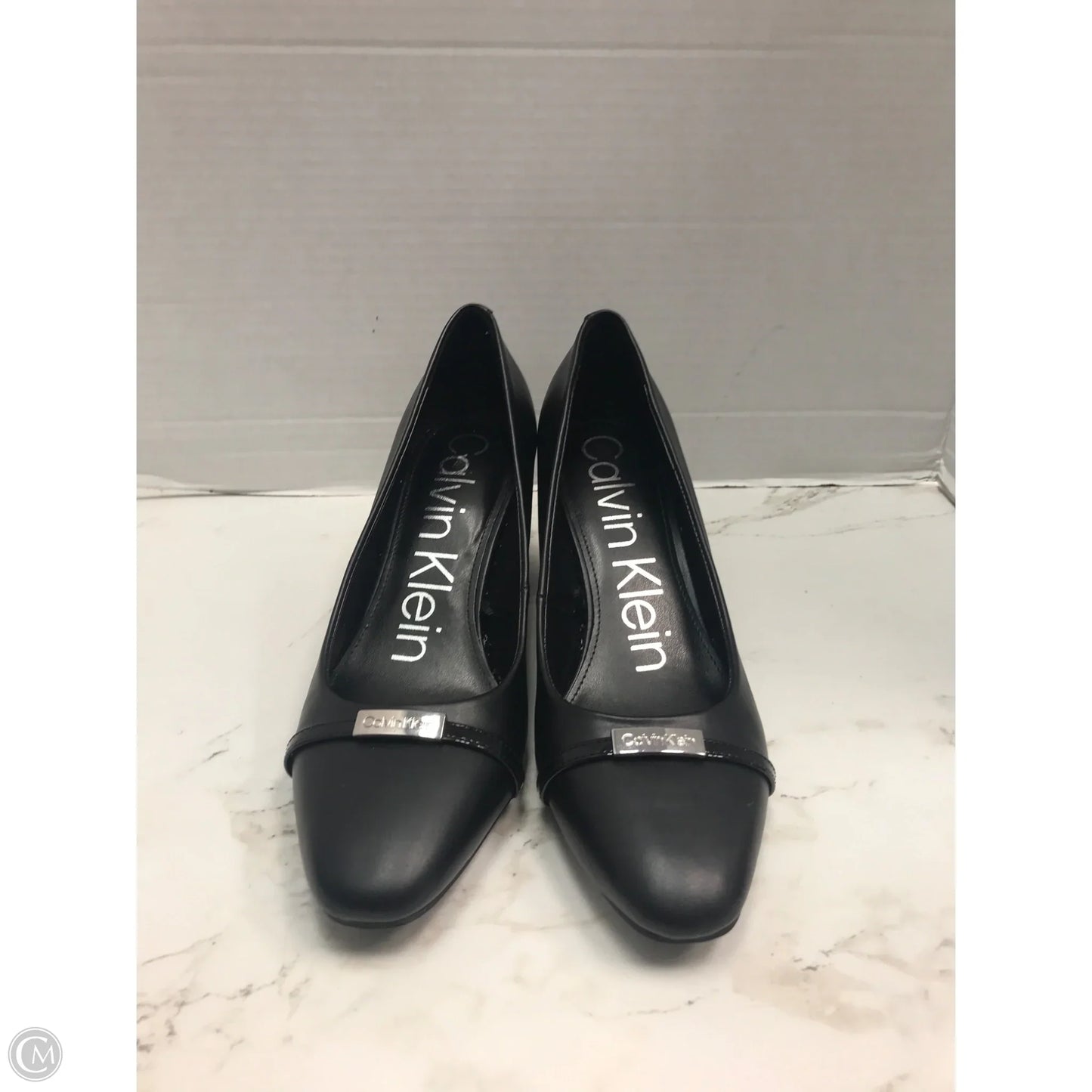 Shoes Heels Block By Calvin Klein In Black, Size: 7