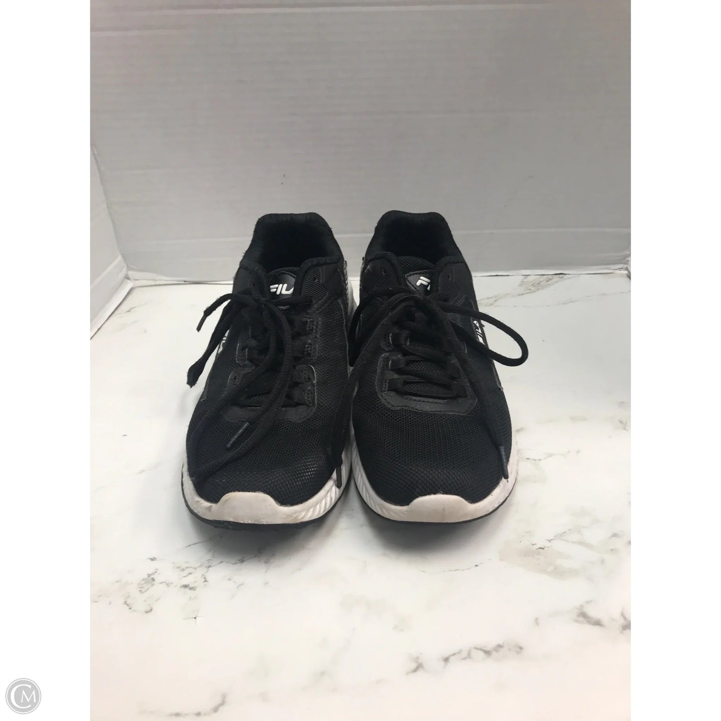 Shoes Athletic By Fila In Black, Size: 7.5