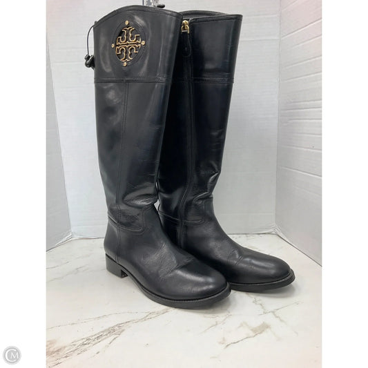 Boots Designer By Tory Burch In Black, Size: 7