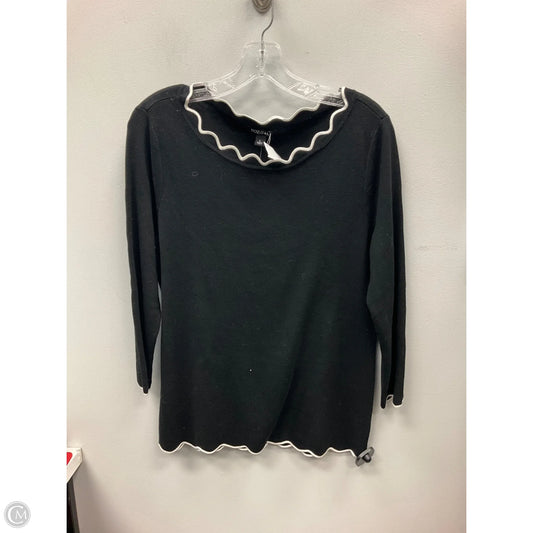Sweater By Roz And Ali In Black, Size: L