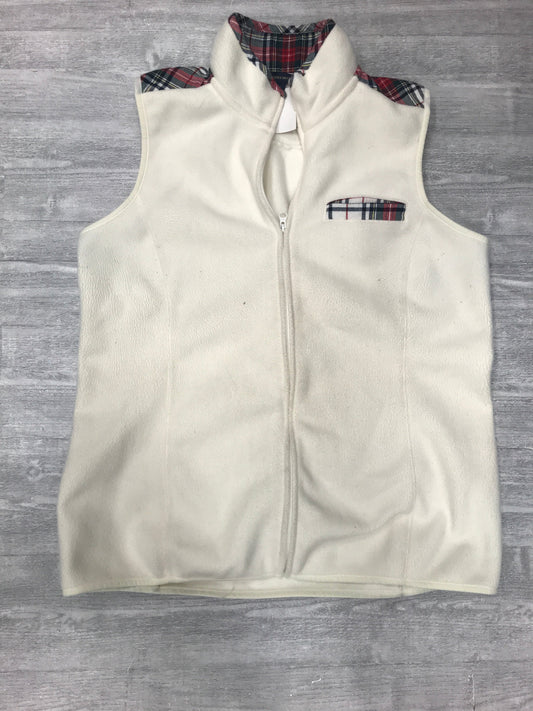 Vest Fleece By Brooks Brothers In Cream, Size: M