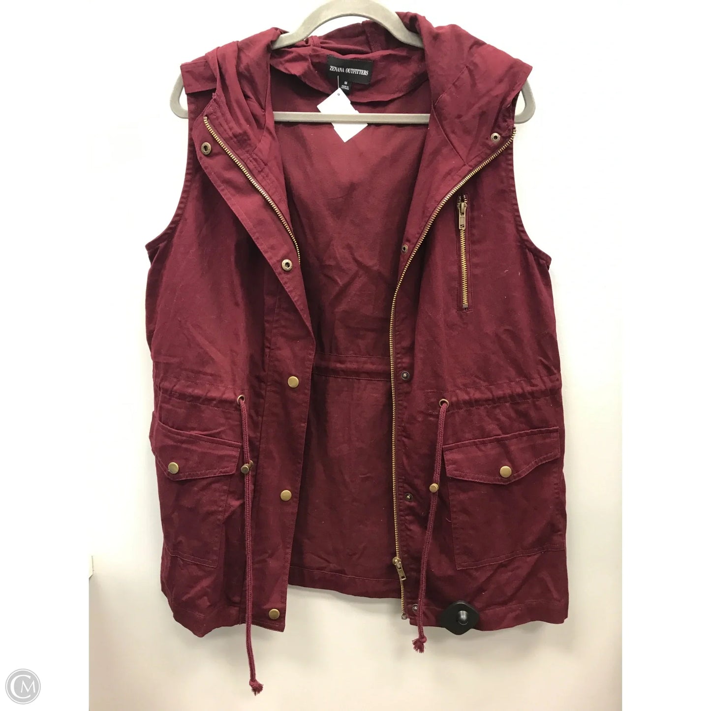 Vest Other By Zenana Outfitters In Red, Size: M