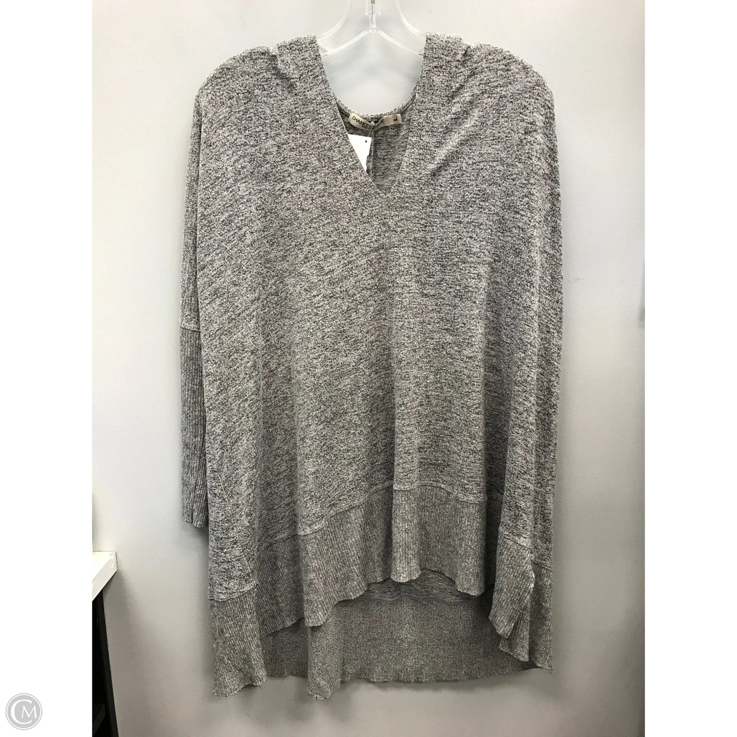 Top Long Sleeve By Clothes Mentor In Grey, Size: L